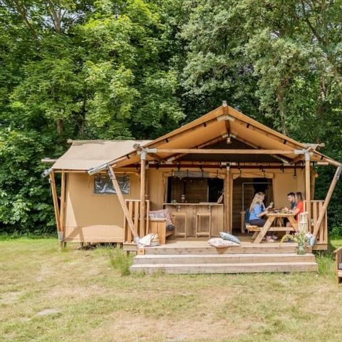 TENTE TOILE ET BOIS 5 personnes - Loubine