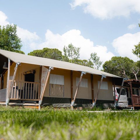 TENTE TOILE ET BOIS 6 personnes - Nomade